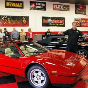 Wayne Carini at Autogeeks Cars and Coffee with Mike Phillips