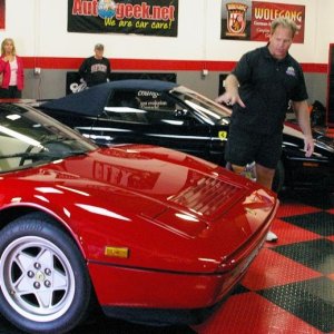 Wayne Carini at Autogeeks Cars and Coffee with Mike Phillips