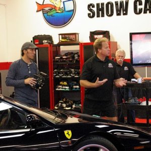 Wayne Carini at Autogeeks Cars and Coffee with Mike Phillips