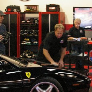 Wayne Carini at Autogeeks Cars and Coffee with Mike Phillips