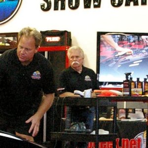 Wayne Carini at Autogeeks Cars and Coffee with Mike Phillips