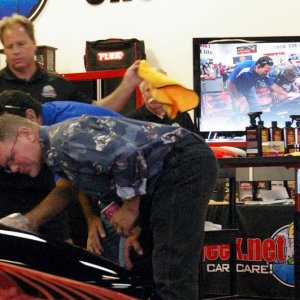 Wayne Carini at Autogeeks Cars and Coffee with Mike Phillips