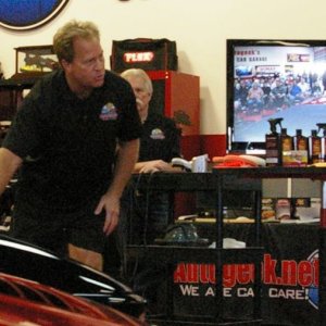 Wayne Carini at Autogeeks Cars and Coffee with Mike Phillips