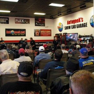 Wayne Carini at Autogeeks Cars and Coffee with Mike Phillips