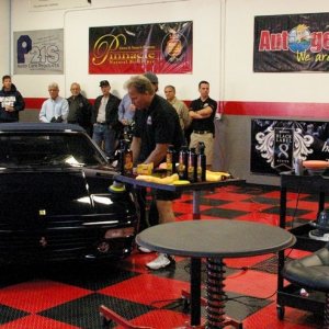 Wayne Carini at Autogeeks Cars and Coffee with Mike Phillips