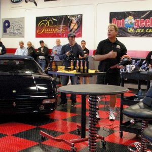 Wayne Carini at Autogeeks Cars and Coffee with Mike Phillips