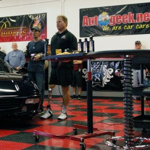 Wayne Carini at Autogeeks Cars and Coffee with Mike Phillips