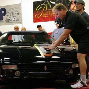 Wayne Carini at Autogeeks Cars and Coffee with Mike Phillips