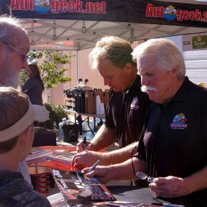 Wayne Carini at Autogeeks Cars and Coffee with Mike Phillips