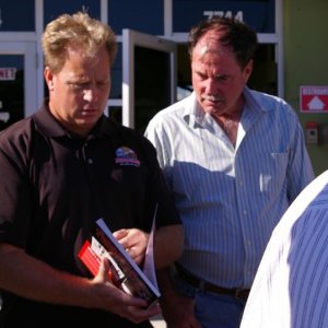 Wayne Carini at Autogeeks Cars and Coffee with Mike Phillips