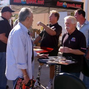 Wayne Carini at Autogeeks Cars and Coffee with Mike Phillips
