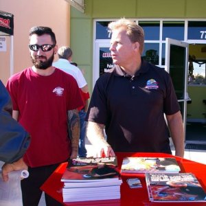 Wayne Carini at Autogeeks Cars and Coffee with Mike Phillips