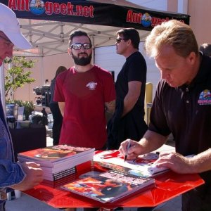 Wayne Carini at Autogeeks Cars and Coffee with Mike Phillips