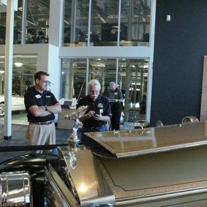 Wayne Carini at Autogeeks Cars and Coffee with Mike Phillips