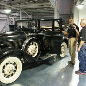 Wayne Carini at Autogeeks Cars and Coffee with Mike Phillips