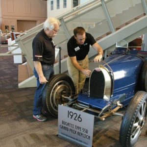 Wayne Carini at Autogeeks Cars and Coffee with Mike Phillips