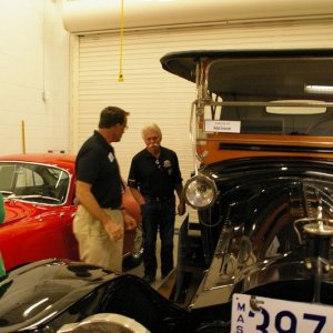 Wayne Carini at Autogeeks Cars and Coffee with Mike Phillips