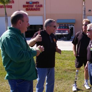 Wayne Carini at Autogeeks Cars and Coffee with Mike Phillips