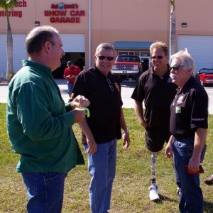 Wayne Carini at Autogeeks Cars and Coffee with Mike Phillips