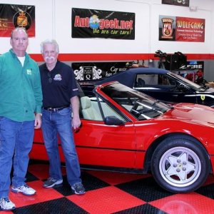Wayne Carini at Autogeeks Cars and Coffee with Mike Phillips