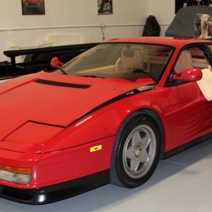 Ferrari Testarossa with Swirls