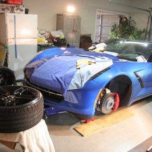 2015 C7 Z51 3LT - Laguna Blue - Wheels