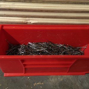 Filling up with nails