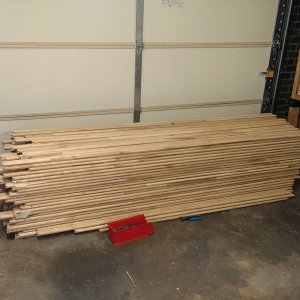 Pile is growing with boards denailed