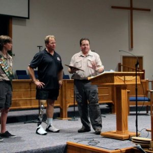 Boy Scouts Troop 840 Award to Autogeek Automotive Merit Badge