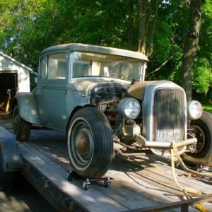 Snoopy the hotrod Model A