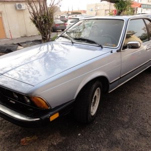 1976 Ice Blue BMW 630 CSI by Sharkpolitur