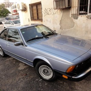 1976 Ice Blue BMW 630 CSI by Sharkpolitur