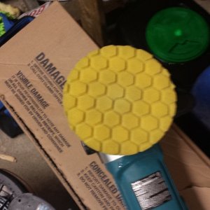 Cleaned with grit guard pad cleaner