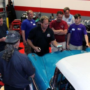 1956 Chevy Bel Air Convertible Detailing Class with Mike Phillips