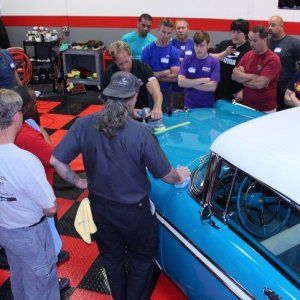 1956 Chevy Bel Air Convertible Detailing Class with Mike Phillips