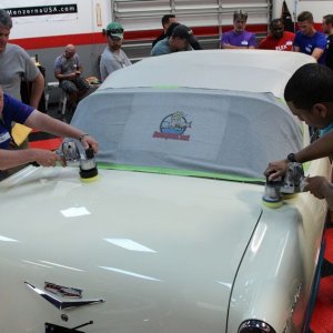1956 Chevy Bel Air Convertible Detailing Class with Mike Phillips