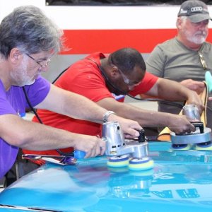 1956 Chevy Bel Air Convertible Detailing Class with Mike Phillips