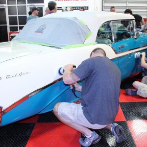 1956 Chevy Bel Air Convertible Detailing Class with Mike Phillips