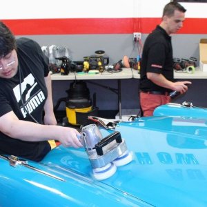 1956 Chevy Bel Air Convertible Detailing Class with Mike Phillips