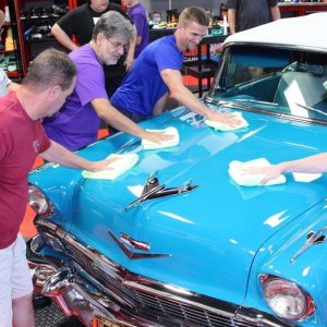 1956 Chevy Bel Air Convertible Detailing Class with Mike Phillips
