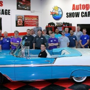 1956 Chevy Bel Air Convertible Detailing Class with Mike Phillips