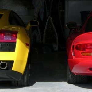 Lamborghini Gallardo &amp; Viper GTS