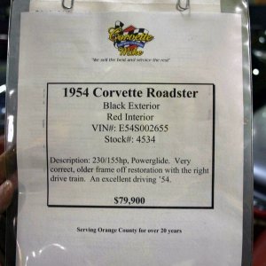 1954 Corvette Extreme Makeover