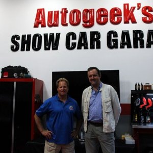 Rob Earle from GTechniq Exterior Coatings and Mike Phillips