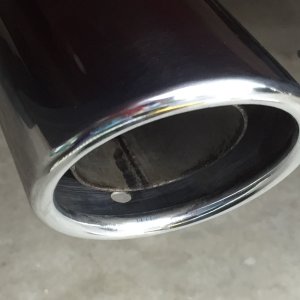 Exhaust Tip - Before Cleaning