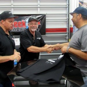 Competition Ready TV Show Shirt Signing at Autogeek