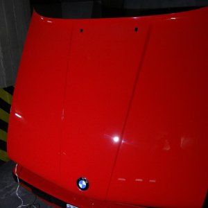 1990 BMW 318i single stage red paint restoration. My first detailing. 07