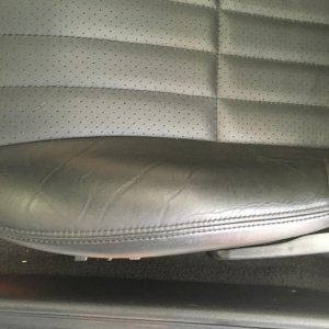 Cquartz Leather Coating applied