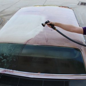 How to Aggressive Wash before machine buffing Mike Phillips