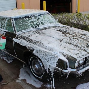 How to Aggressive Wash before machine buffing Mike Phillips
